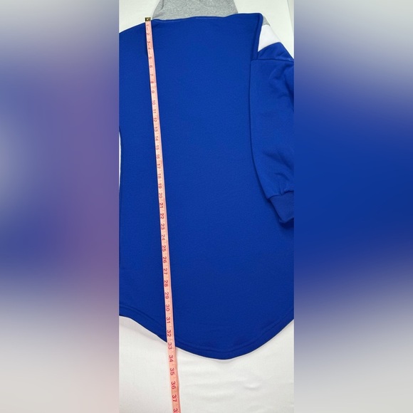 NWT Nike Blue White And Gray Tunic Sweatshirt Hoodie Size Medium - Picture 9 of 9